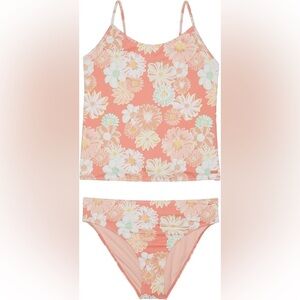 NWT Roxy Girls Vintage Mood Tankini Set in size 14
